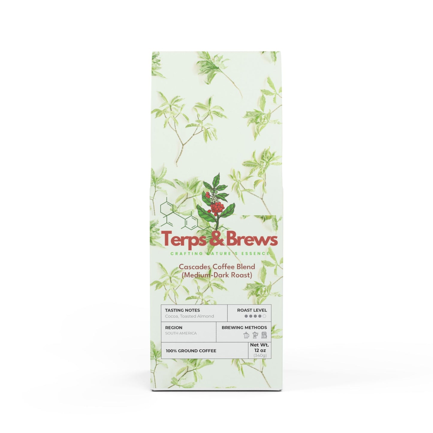 Cascades Coffee Blend (Medium-Dark Roast)
