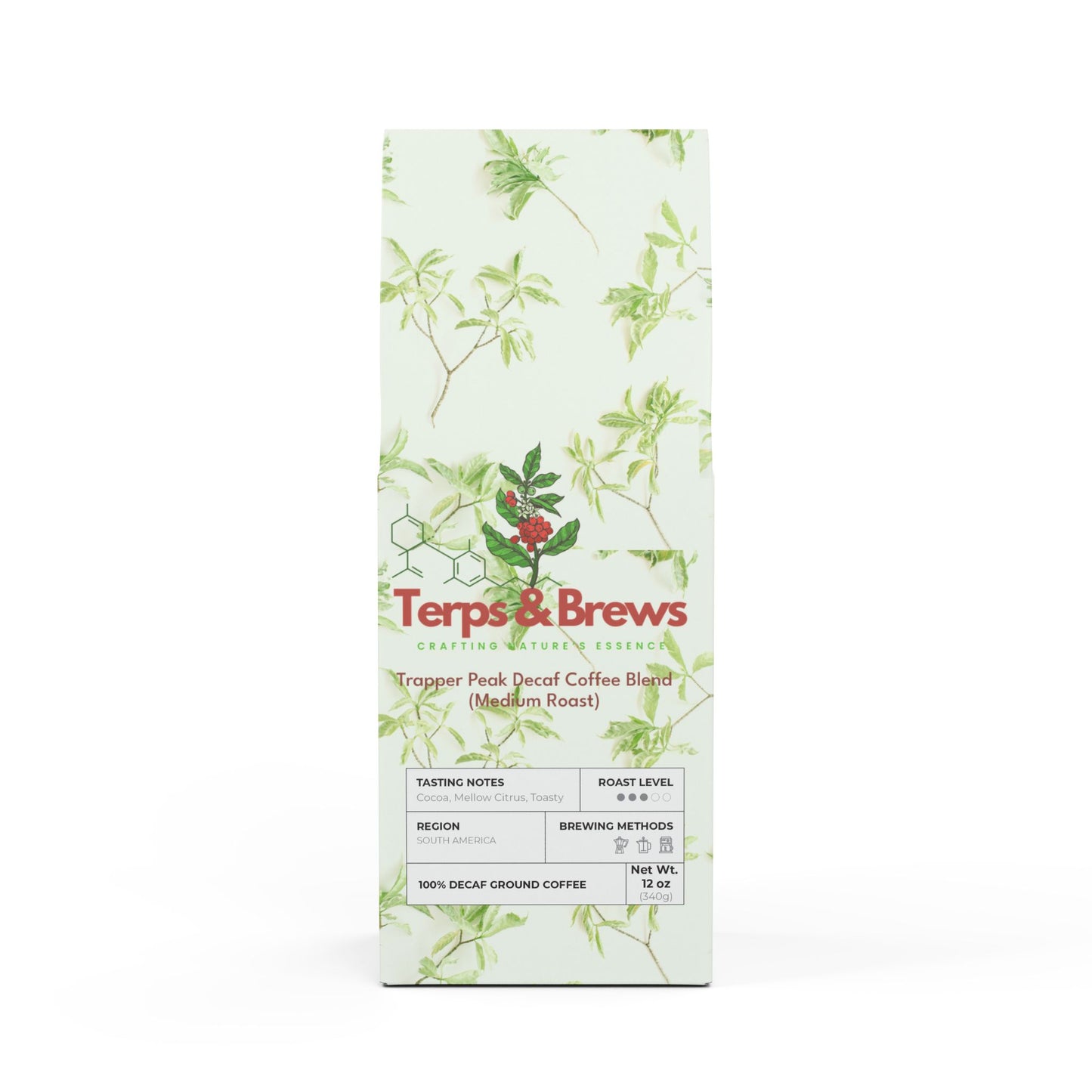 Trapper Peak Decaf Coffee Blend (Medium Roast)